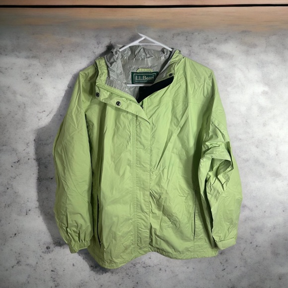 L.L. Bean Jackets & Coats Ll Bean Green Rain Jacket Sz 2x Coat